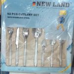 سرویش قاشق و چنگال نیولند تمام استیل