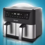 سرخکن بدون روغن 8 لیتری 2 قلو نیولند مدلair fryer NEWLAND NL-2746BS